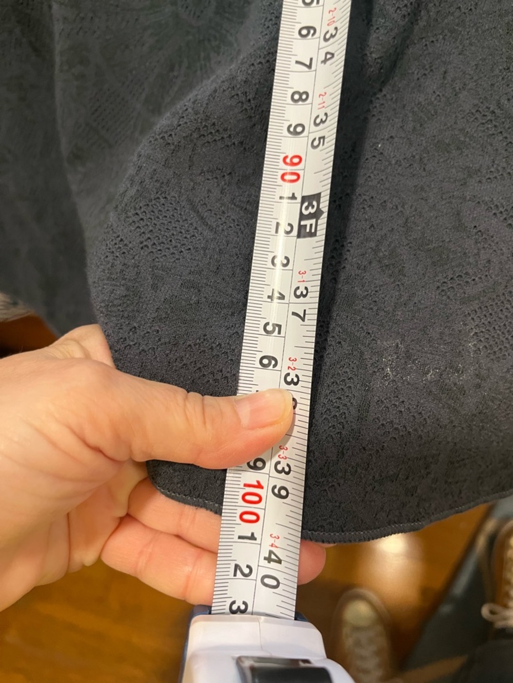 Missoni minimalist Dark Gray Midi Knit Dress with Subtle Texture - Picture 7 of 10